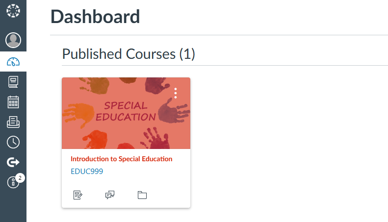 A screenshot of my project homepage